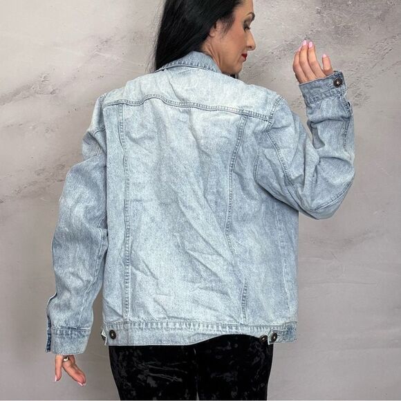 Guess Blue Jean Jacket Classic Style - Picture 2 of 4